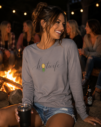 Hotwife Pineapple Women's Long Sleeve T-Shirt