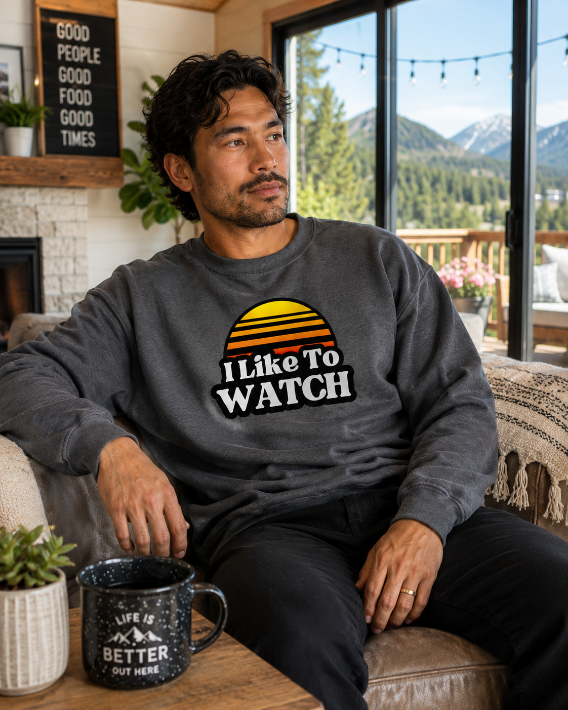 I Like to Watch Unisex Crewneck Sweatshirt