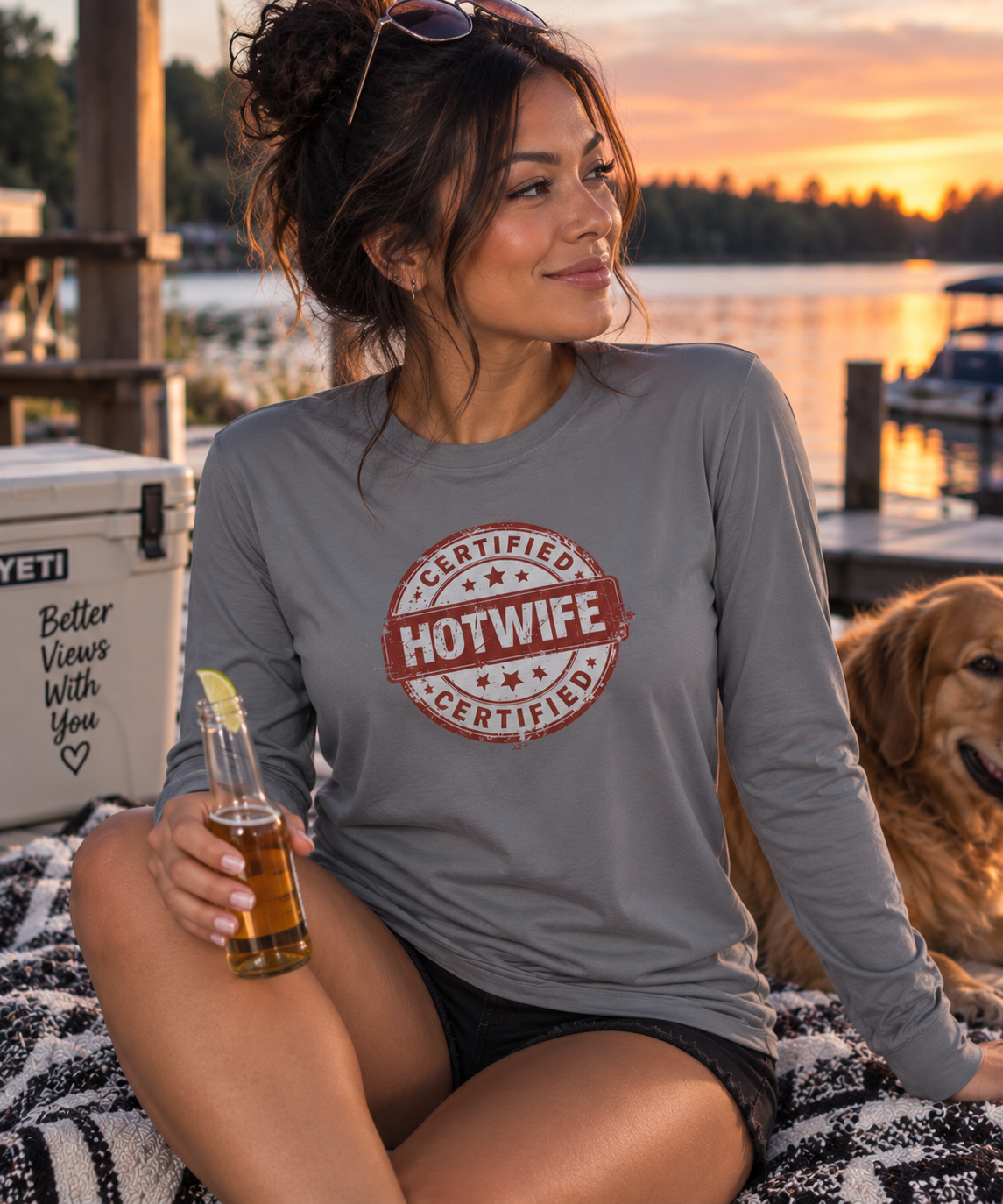 Certified Hotwife Women's Long Sleeve Shirt