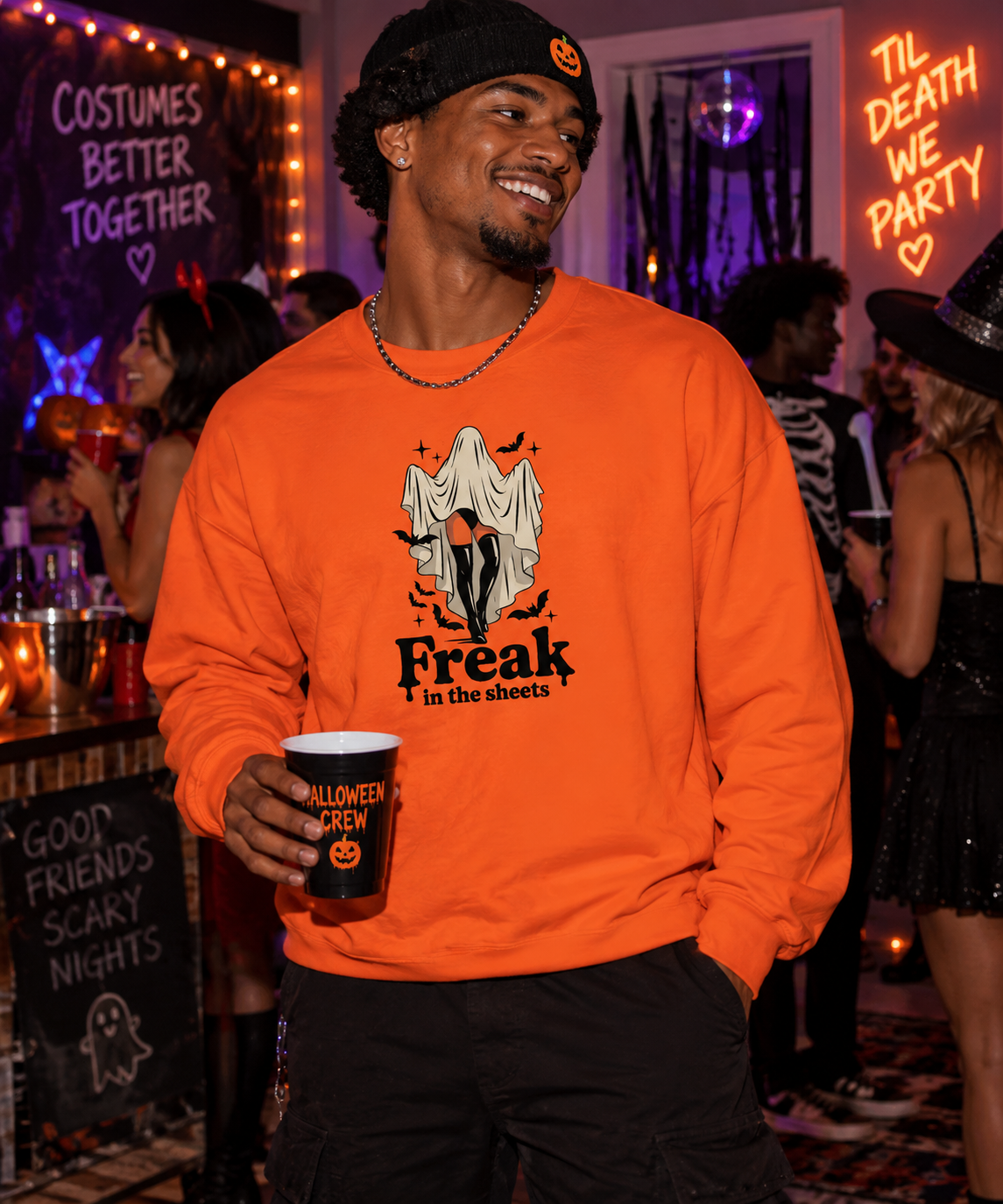 Freak in the Sheets Unisex Crewneck Sweatshirt
