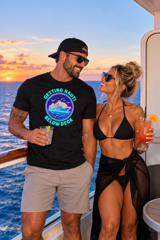 Getting Nauti Below Deck Unisex Graphic T-Shirt