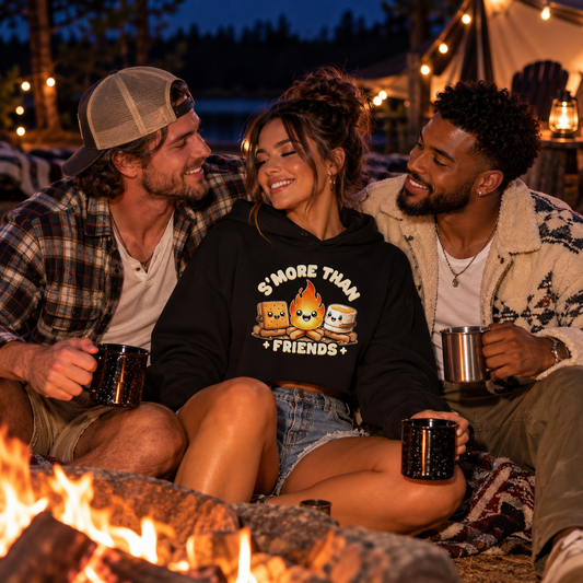 S'More Than Friends Women's Cropped Hoodie