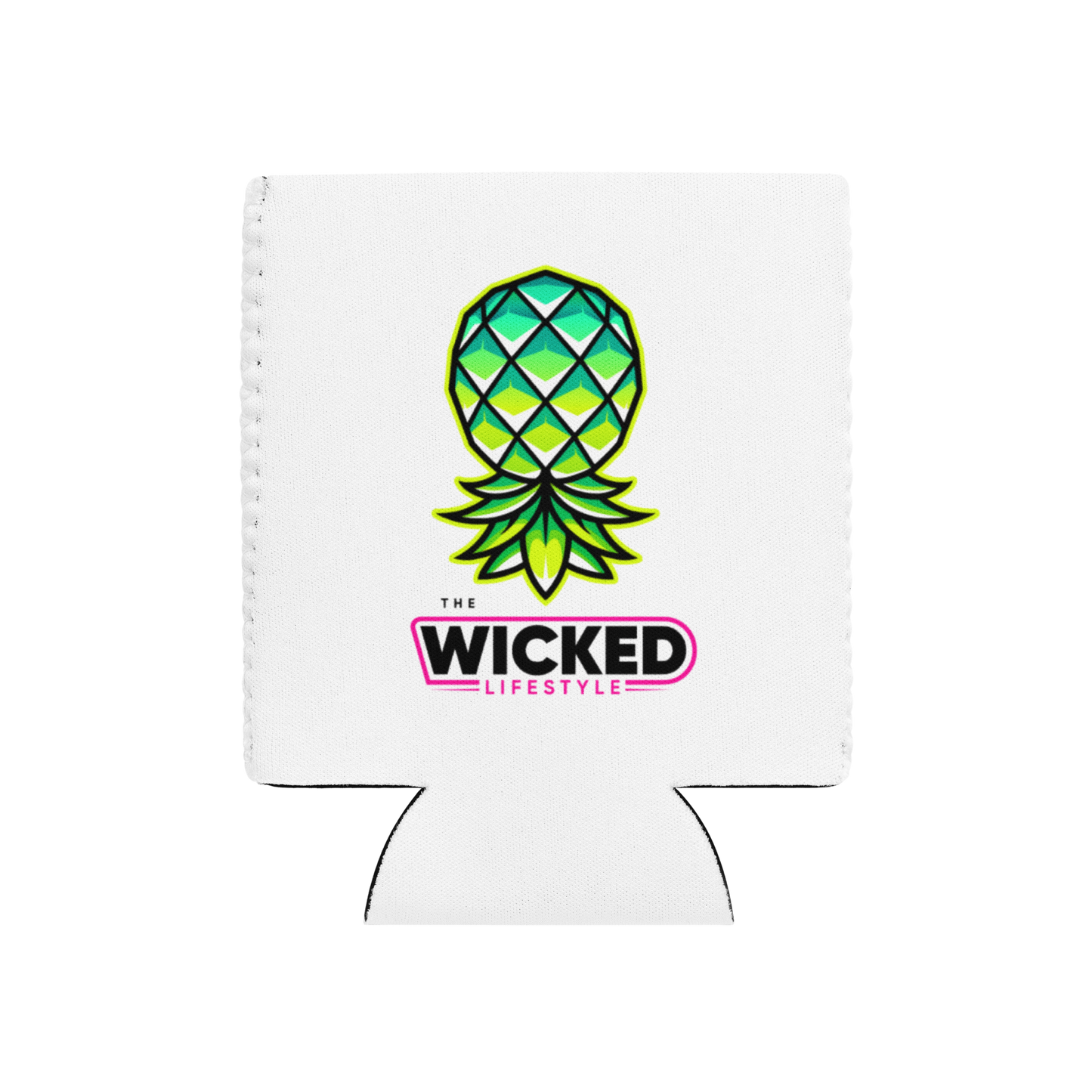 Wicked Koozie – “Say Less. Be Seen.” (Regular or Slim Can)