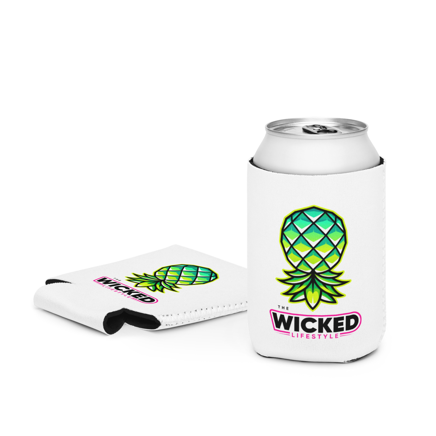 Wicked Koozie – “Say Less. Be Seen.” (Regular or Slim Can)