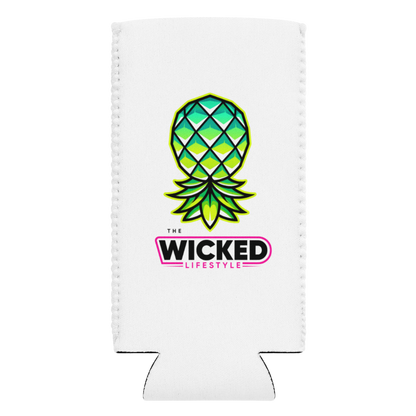 Wicked Koozie – “Say Less. Be Seen.” (Regular or Slim Can)
