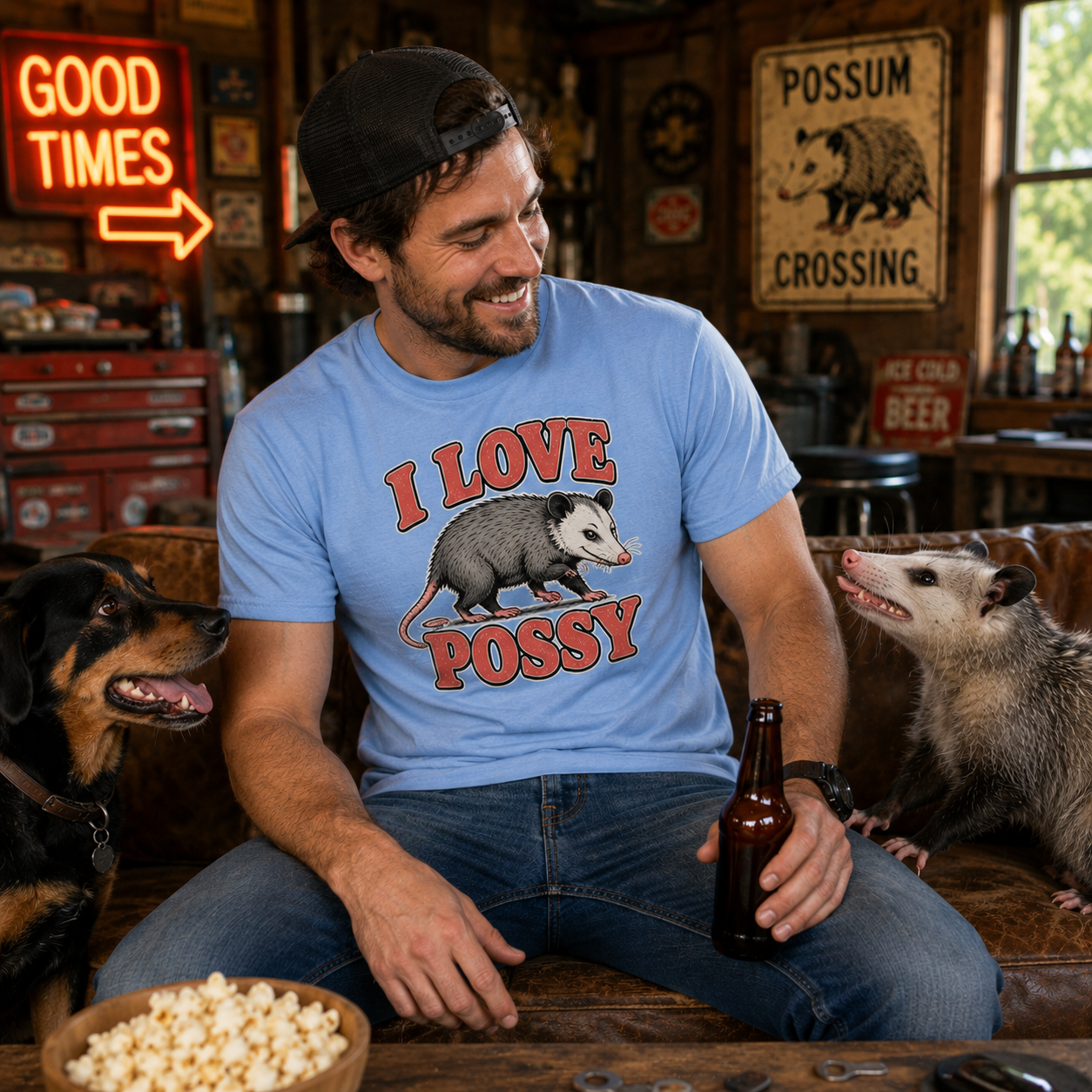 I Love Possy Unisex Graphic T-Shirt