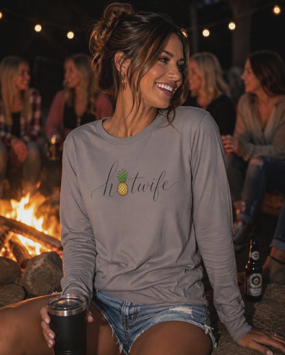 Hotwife Pineapple Women's Long Sleeve T-Shirt