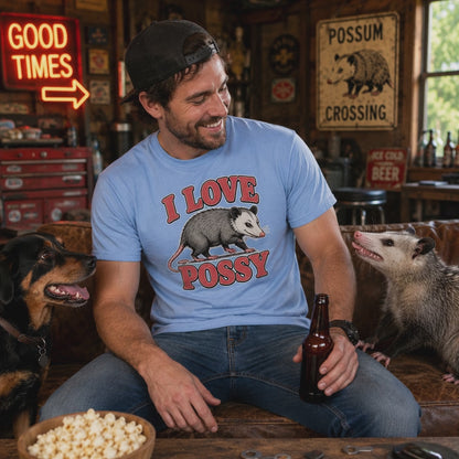 I Love Possy Unisex Graphic T-Shirt