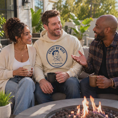Enjoy My Wife Men's Heavy Blend Hoodie