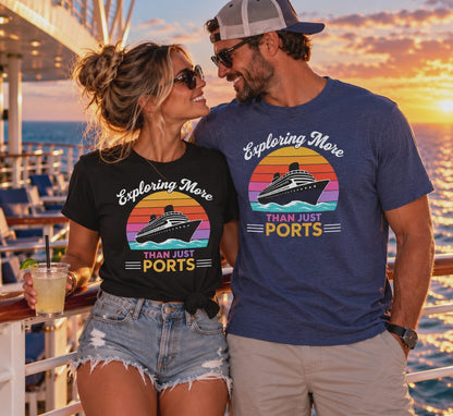 Exploring More Than Just Ports Unisex Graphic T-Shirt