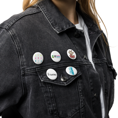 Swinger Button Pack V.2 (5-Pack) | Pineapple & Say Less. Be Seen. Pins