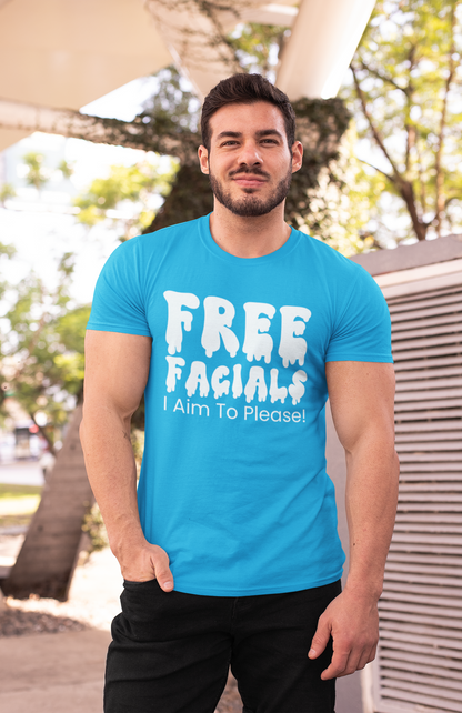 I Aim to Please Adult Humor Graphic T-Shirt