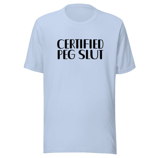 Certified Peg Slut Men's Graphic T-Shirt