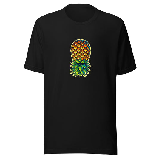 Cute Upside-Down Pineapple Unisex Graphic T-Shirt