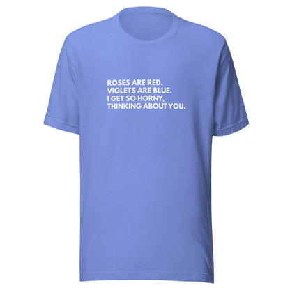 Roses Are Red Valentine Poem Graphic Tee