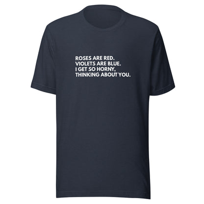 Roses Are Red Valentine Poem Graphic Tee
