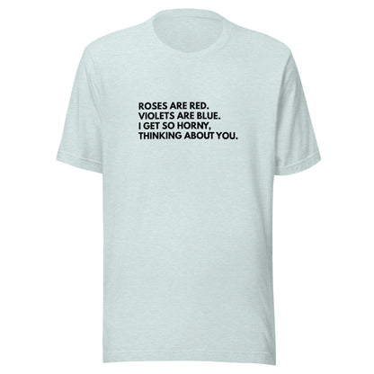 Roses Are Red Valentine Poem Graphic Tee