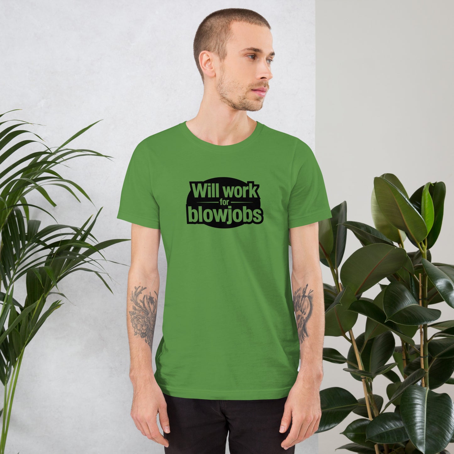Will Work for Blowjobs Graphic T-Shirt