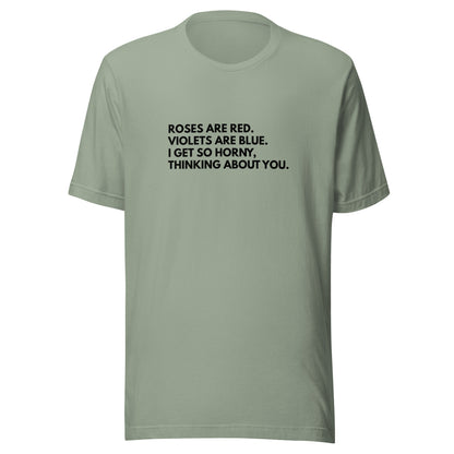 Roses Are Red Valentine Poem Graphic Tee