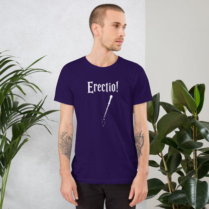 Erectio! Graphic T-Shirt | White Print