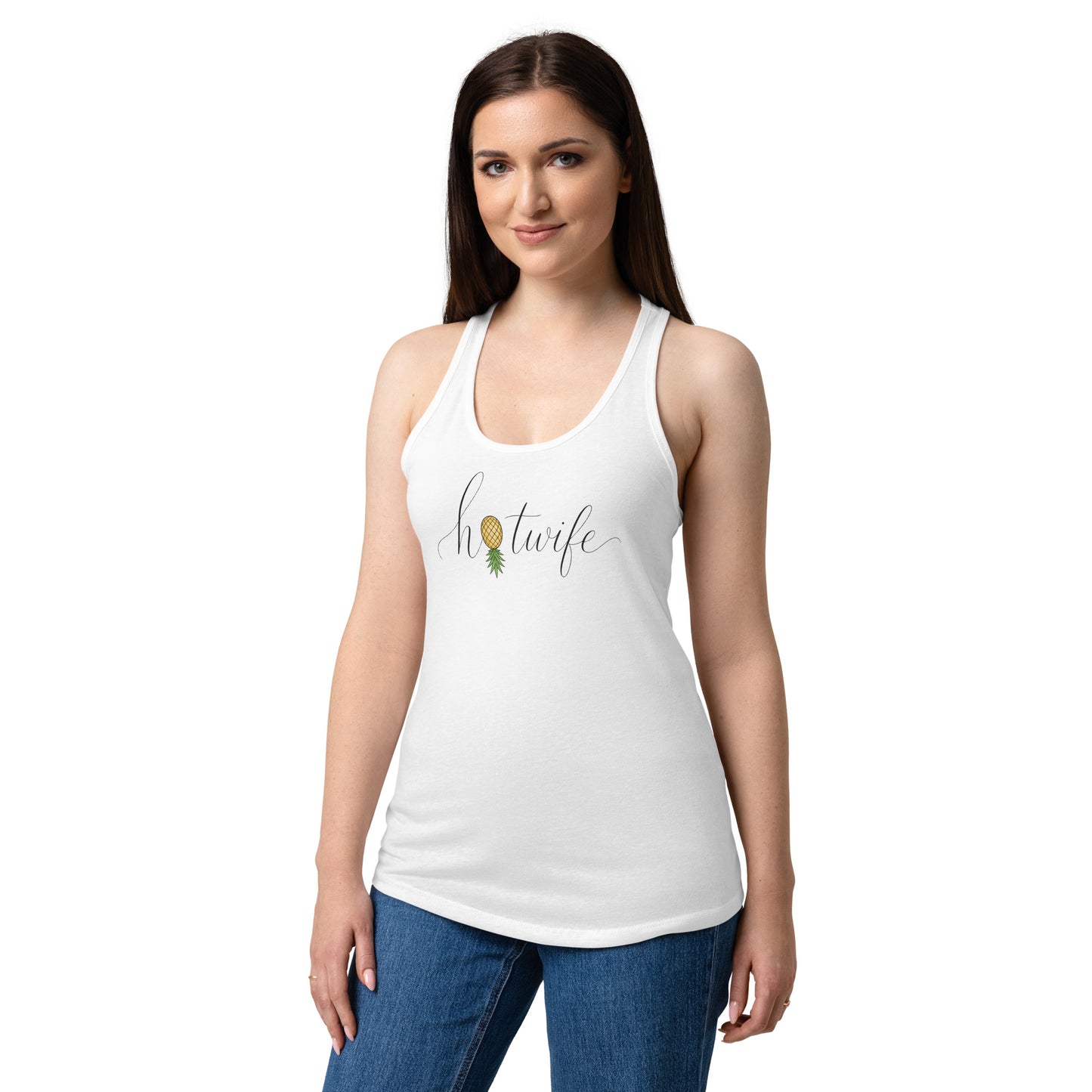 Hotwife Pineapple Women's Racerback Tank