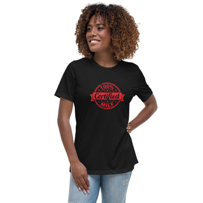 100% Certified MILF Women's Graphic T-Shirt