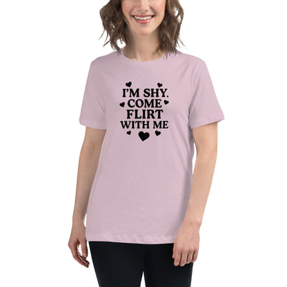 I'm Shy, Come Talk to Me Women's Graphic T-Shirt