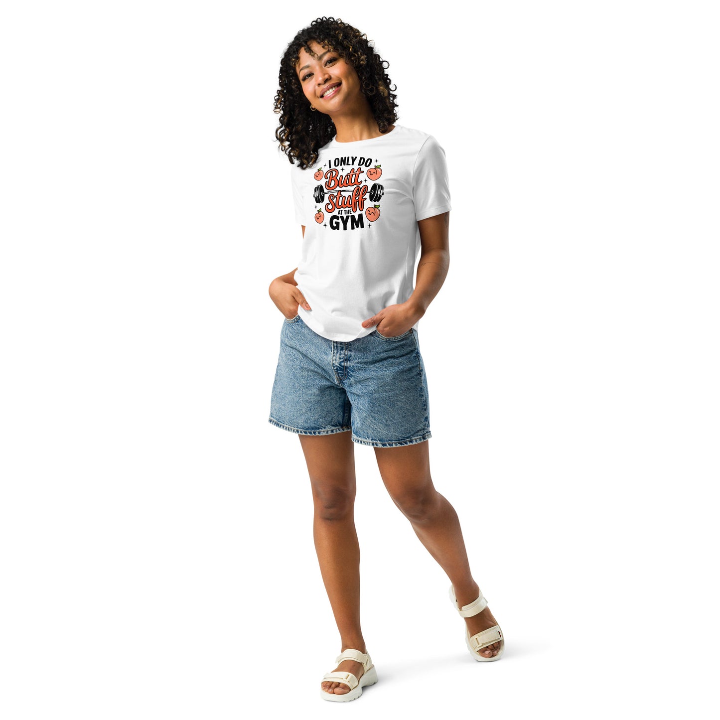 I Only Do Butt Stuff at the Gym Women's Graphic T-Shirt